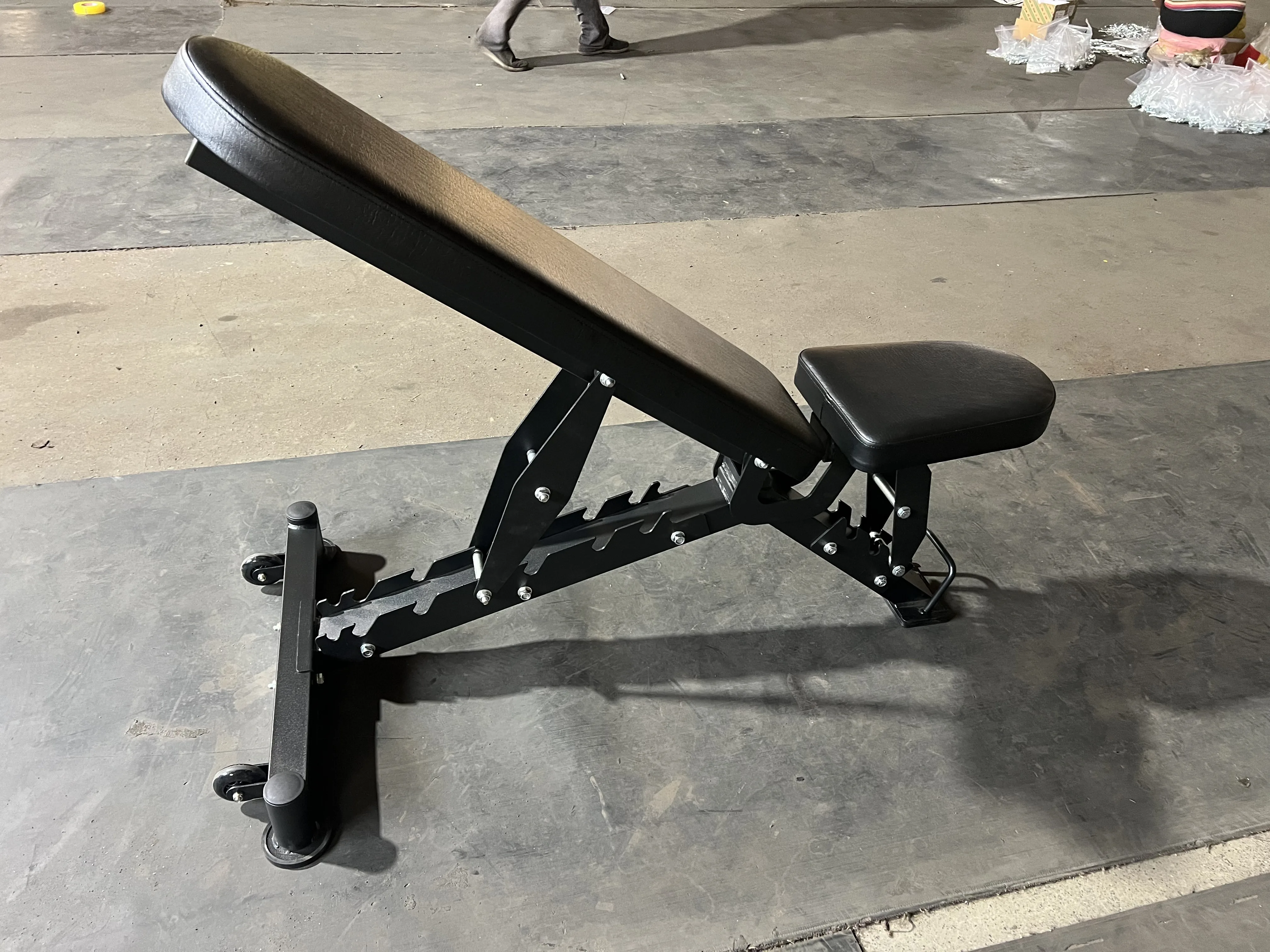 Multi-function Weight Dumbbell Bench Commercial Bench Adjustable Quick Folding 8 Backrest Angle Training Chair