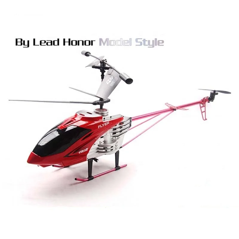 Wholesale 3.5CH Alloy Large Scale Model Aircraft Hover 89CM Big Flying RC Helicopters LH 1301 With Gyroscope