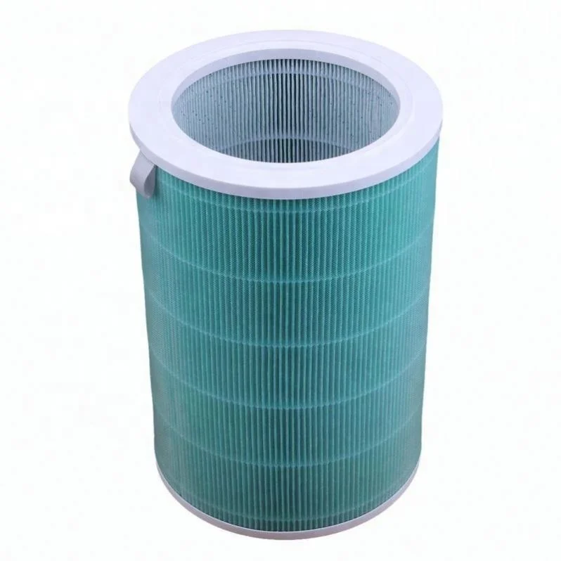 
room air purifier xiaomi green round cartridge hepa filter for pm2.5 removing 