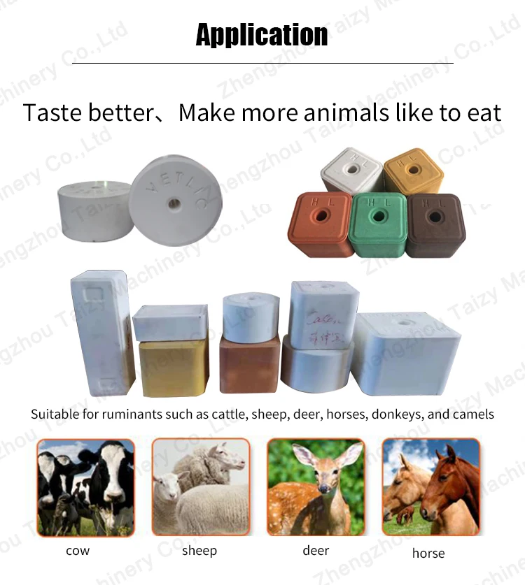 Salt Brick Making Machine Fully Automatic Animal Salt Mineral Licking Block Press Machine Price