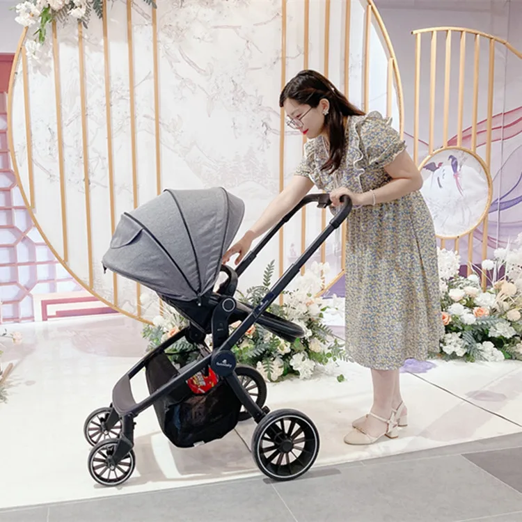 
Amazon Top Seller Hi-tech Certified 3 in 1 Travel System Baby Pram Carriage Baby Fond Carrier Stroller for Baby 