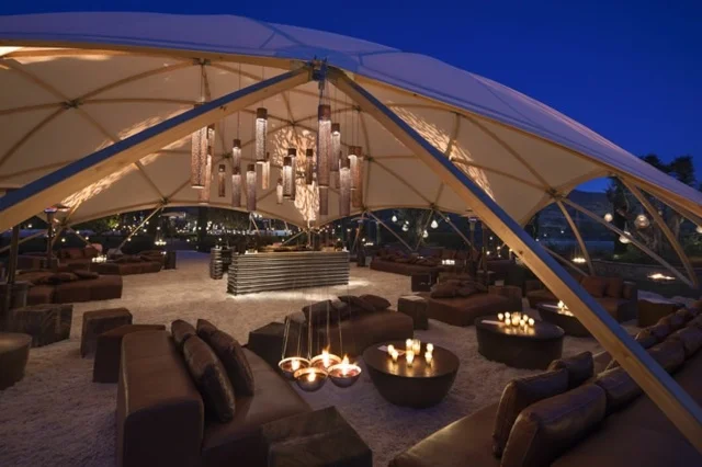 2023 geodesic activities outdoor large party arch tente exhibition advertising wedding decor geo dome shelter tent for events