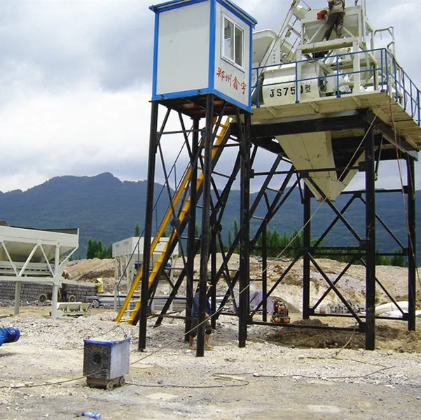 High efficiency Hzs35 Elba Italian Mini Integrited Concrete Batching Plant For Sale