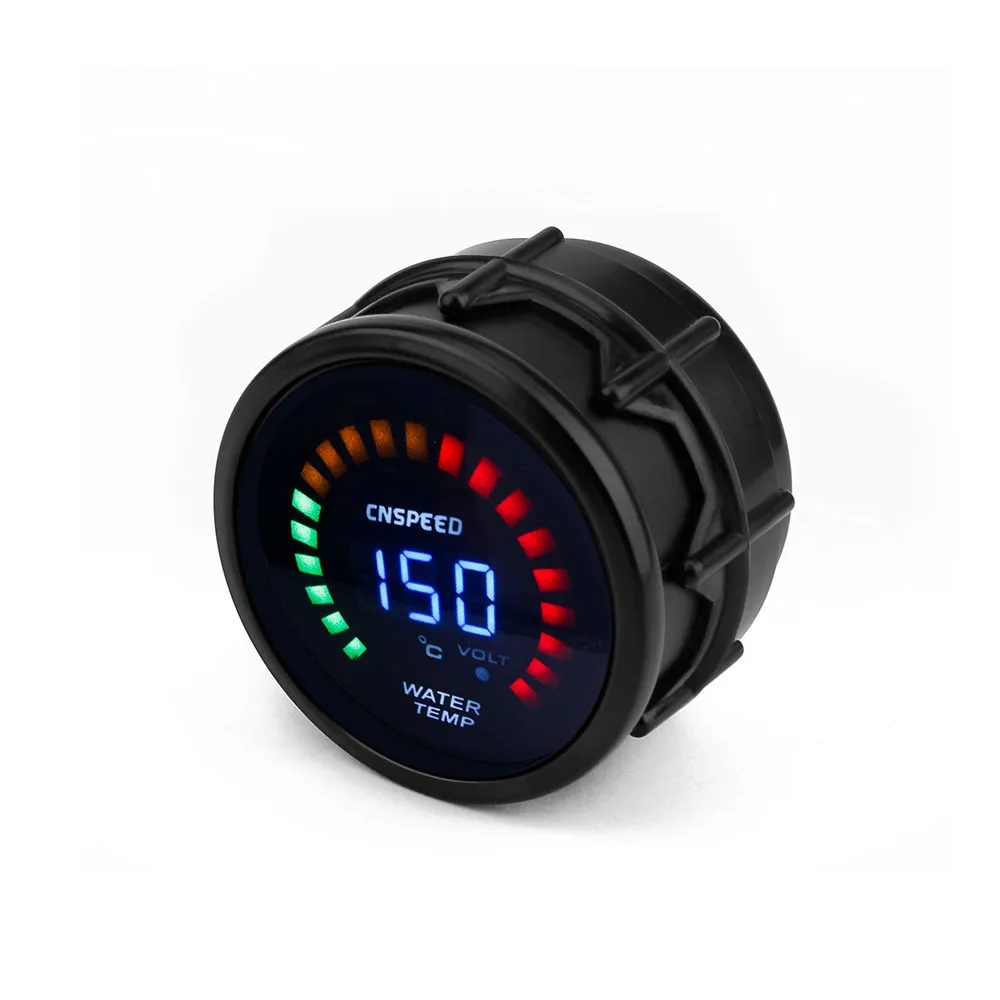 Цифровой синий светодиодный термометр CNSPEED, измеритель температуры воды, 2 дюйма, 52 мм, по Цельсию