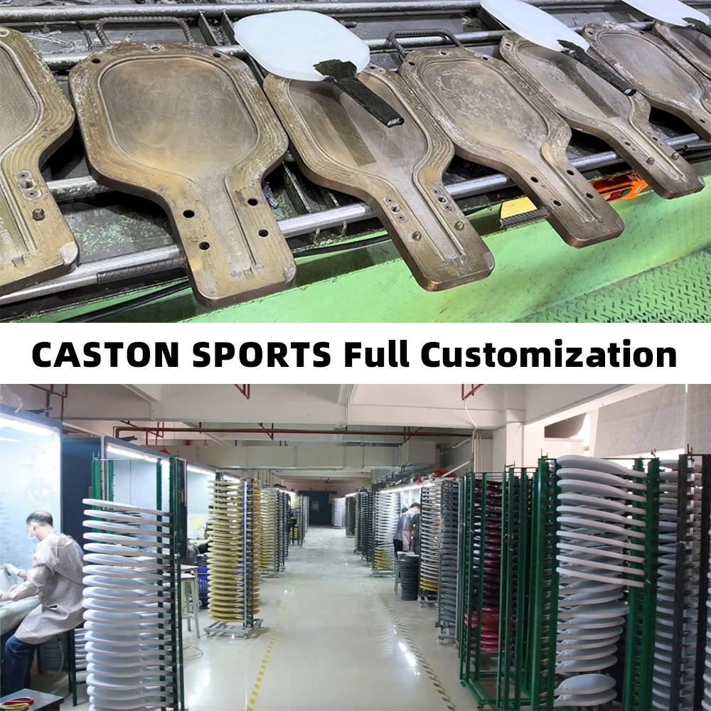 CASTON Custom 16mm Thickness Carbon Fiber Pickle Ball Paddle T700 Pickleball Paddle