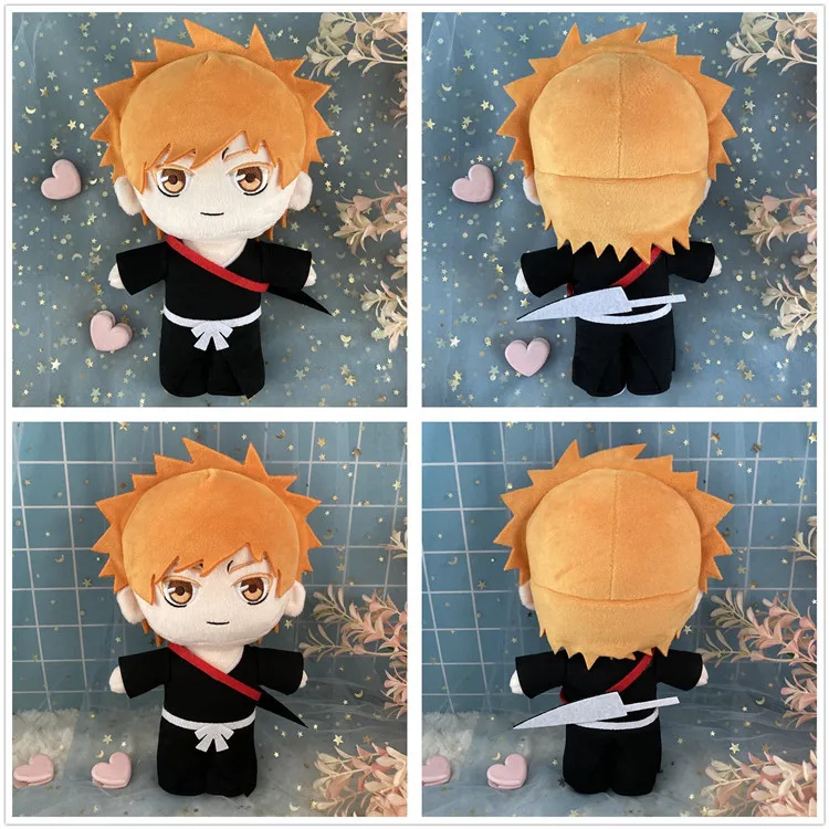Милая мягкая плюшевая игрушка с отбеливателем Ulquiorra Cifer Kuchiki Rukia Ichimaru Gin аниме для косплея кукла 20 см подушка веера подарок