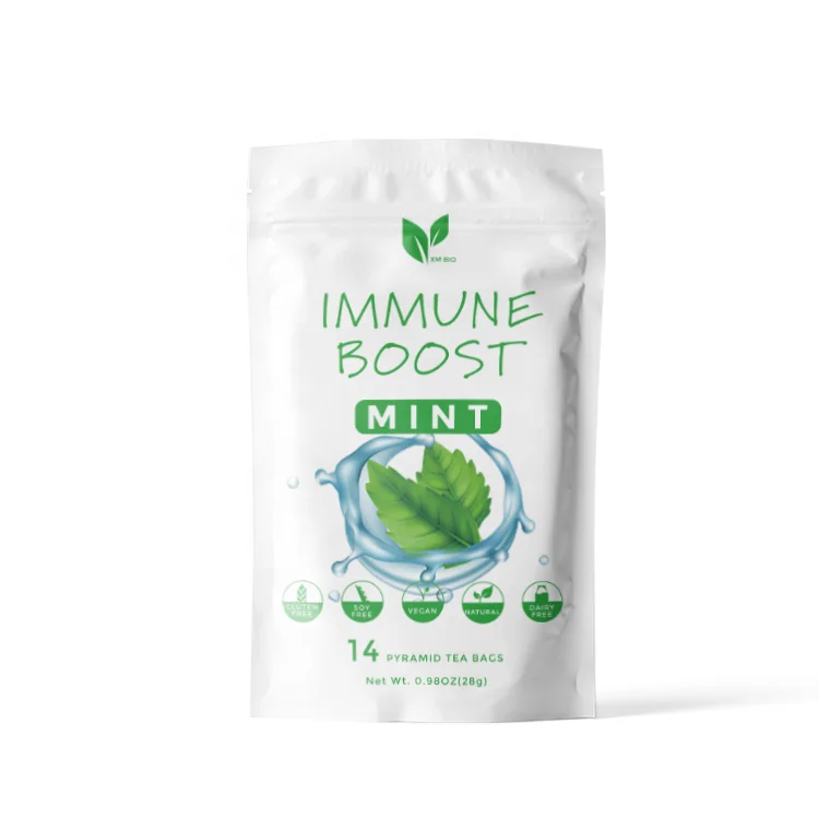 
100% Natural Mint Flavor Immune Boost Herbal Tea 