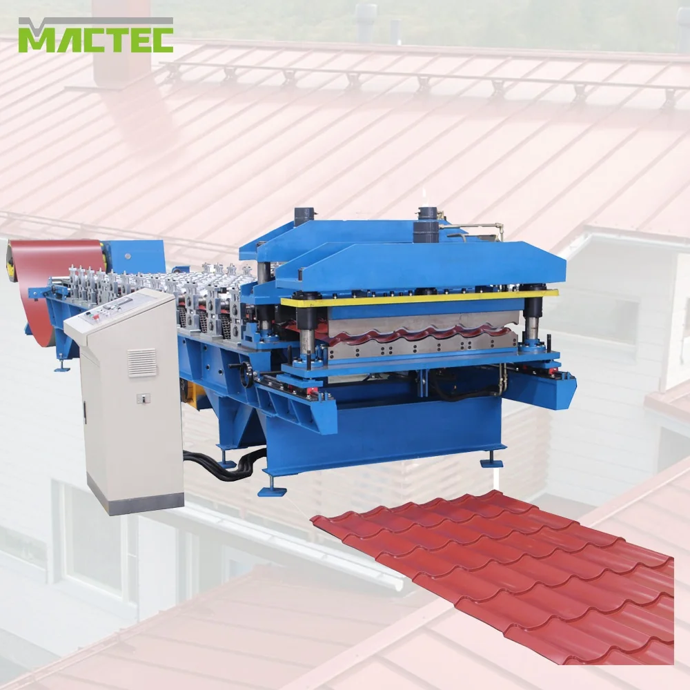 roll forming machine metal colored steel wall panel tile top quality strip former corrugated roofing iron sheet making machinery