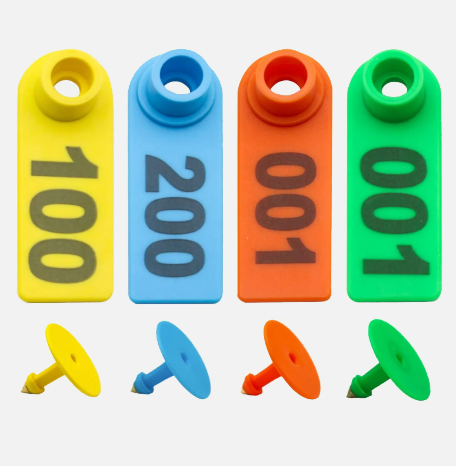 Livestocks Ear Tag Identification Earring Number Laser Type Animal Supplies Copper Head Earrings