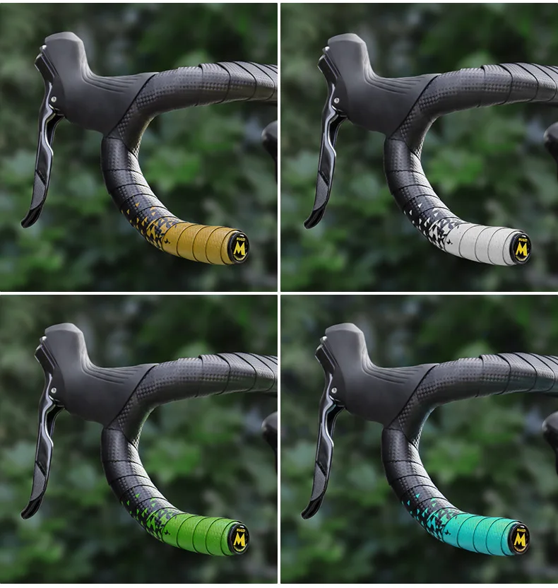 Bicycle Handlebar Tape Anti-skid Belt Mtb Road Bike Bar Protection Cover Shockproof Sponge Non-Slip Bike Grip Tapes