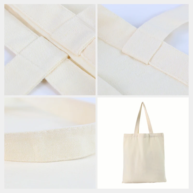 Gahumi OEM&ODM Custom Print Logo Wholesale Reusable Canvas Bags Eco Recycled Organic Cotton Canvas bag empty