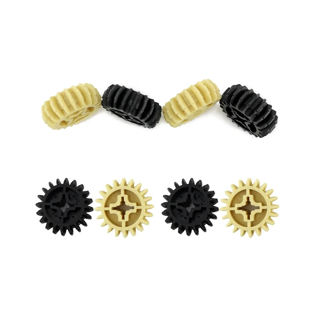 No.32269 Gear 20 зубьев двойной конический пластик DIY аксессуары MOC блоки