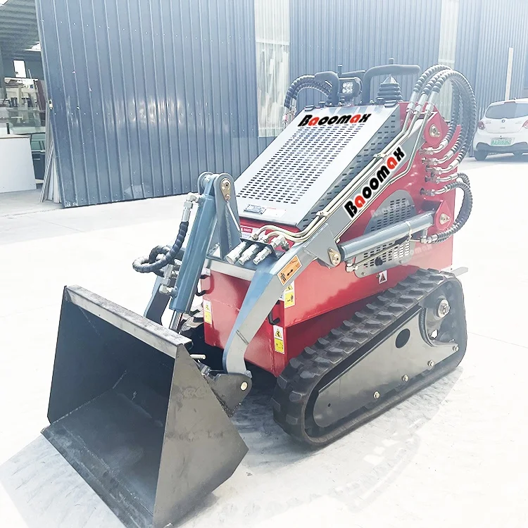 Factory price earthmoving machinery compact track tractor loader cheap mini front loader attachments like toro Dingo