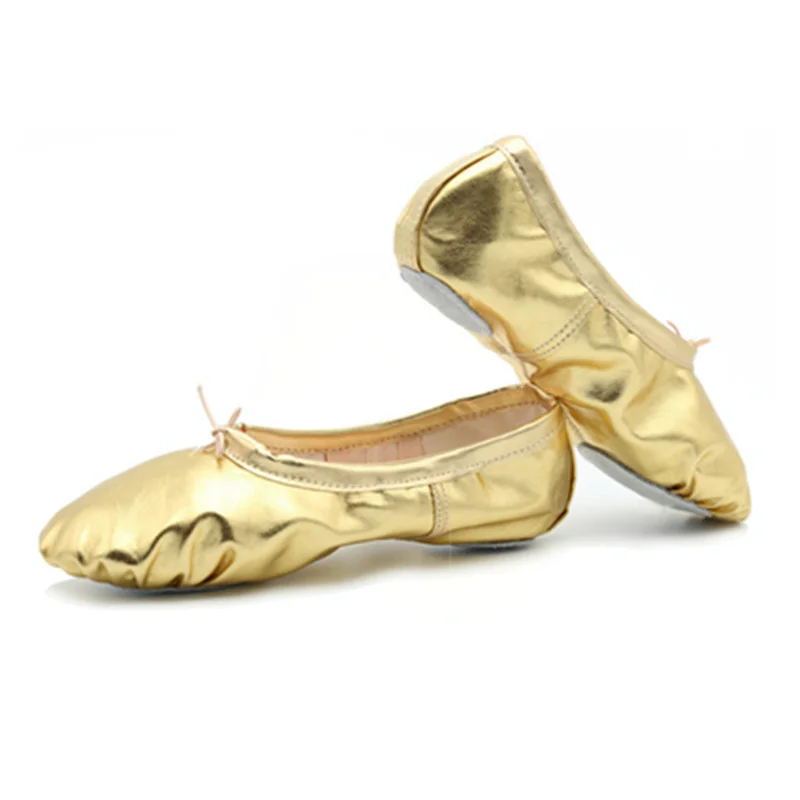 Hot Selling Dancing  Girls Women Soft Sole Ballet Slippers Dance Shoes