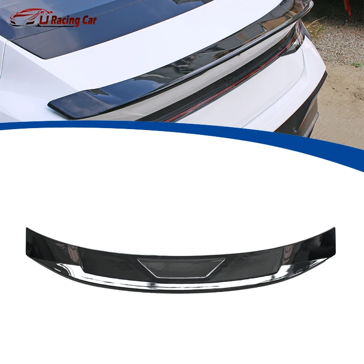 Car Accessories Carbon Fiber JDM Style ABS Rear Tail Trunk Boot Car Spoiler Wing Trim Cover For Hyundai Elantra 2023