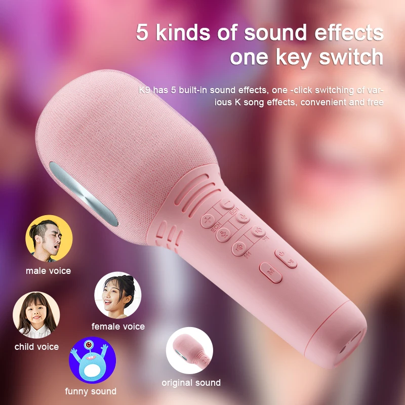 Factory Wholesale Price Wireless Karaoke Microphone Handheld For Indoor Outdoor Party Conference Halls Lectures