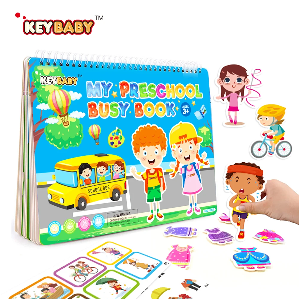 Baby Board Book Kids Educational Busy Activity Learning Story Toys Baby Quiet Books For Children Printing