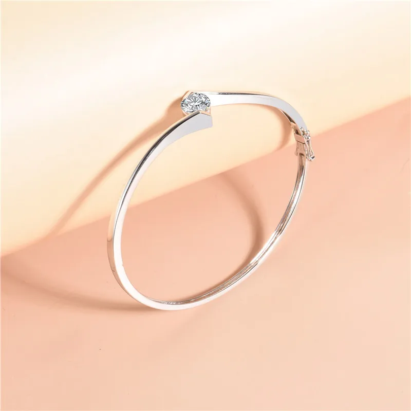 Brazilian gold plated jewelry 18k accessories jewelry 18k gold plated diamond bangle