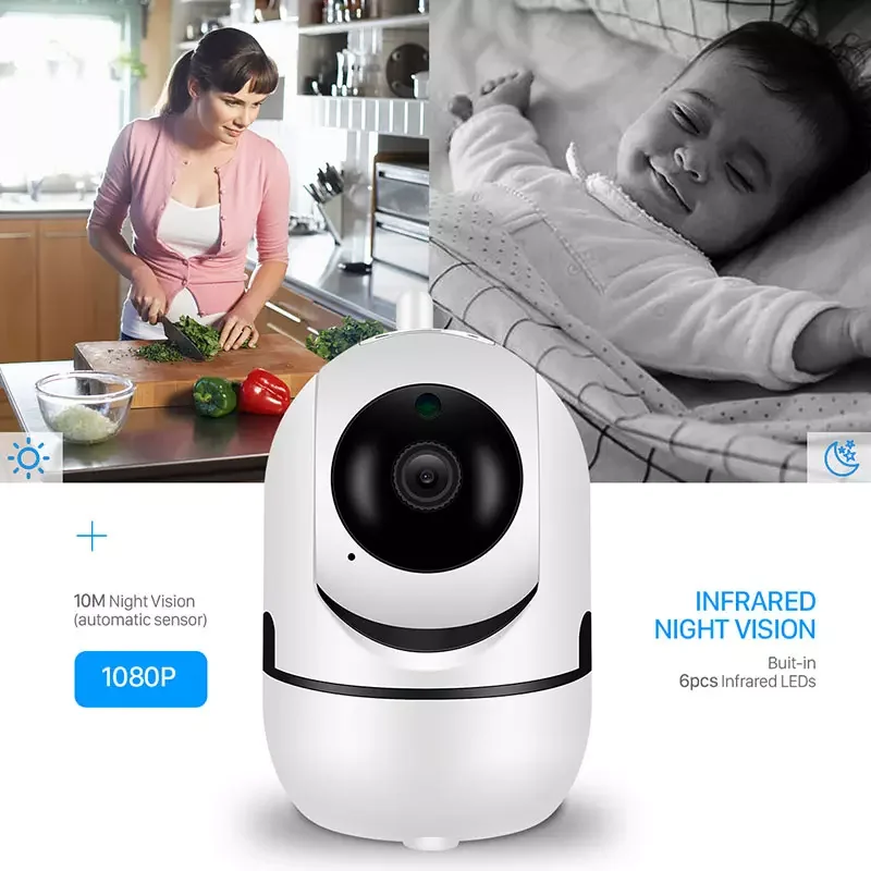 Wi-Fi 3MP камера бейби монитор Крытый CCTV безопасности для домашних животных фото-и видеокамеры наблюдения XM Icsee автоматическое отслеживание беспроводная