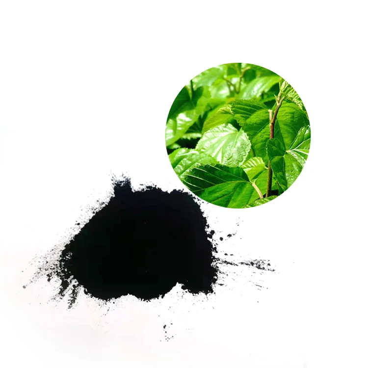 Halal Factory of Sodium Copper Chlorophyllin Mulberry Leaf Extract Green Pigment