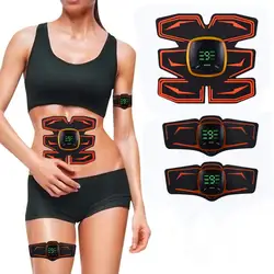 ems ABS Stimulator EMS Abdomen Muscle Trainer Toner Toning Belt with 6 Modes 9 Levels for women men