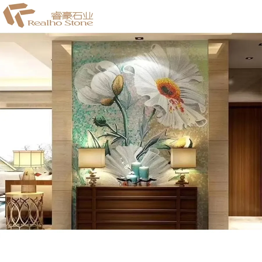 Mosaics Natural Stone Mosaic Tile Mosaic Decor For Wall Decor