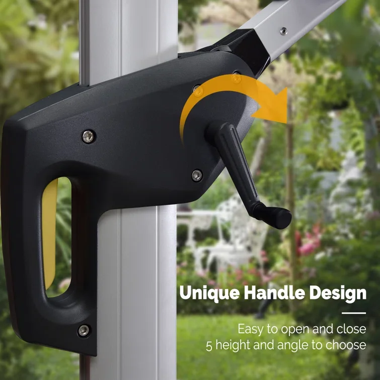 Hot Sale  Garden Outdoor Sun Umbrella Courtyard Villa Garden Terrace Sun Umbrella, Commercial Stand Outdoor Rome Umbrella Logo