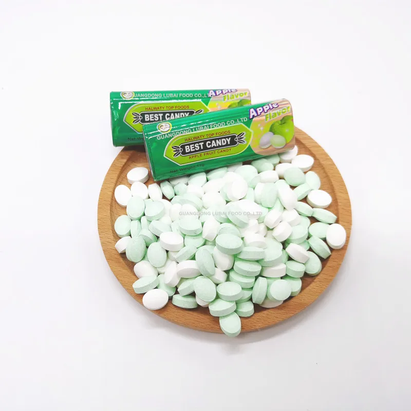 Fruity Sugar Mint Pressed Candy in bottle