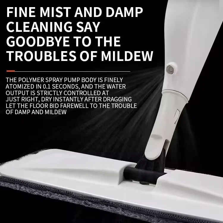 Factory Direct Sale Good Price 360 Magic Long Handle Spray Mop With Sprayer Household Lazy Mop