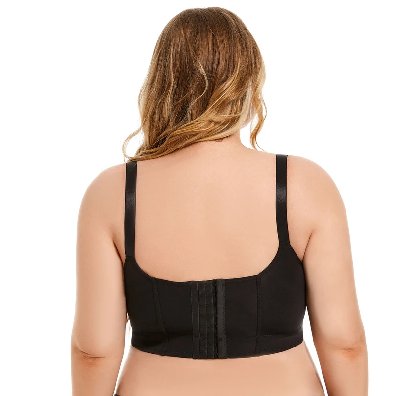 Wholesale Gathering and receiving breasts body seamless cup vest type body sculpting beautiful back long plus size sports bra