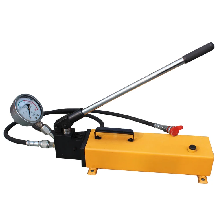 Double acting motor tool cp-400 cp-700 piston press small 20ton 700 bar oil manual hydraulic hand pump