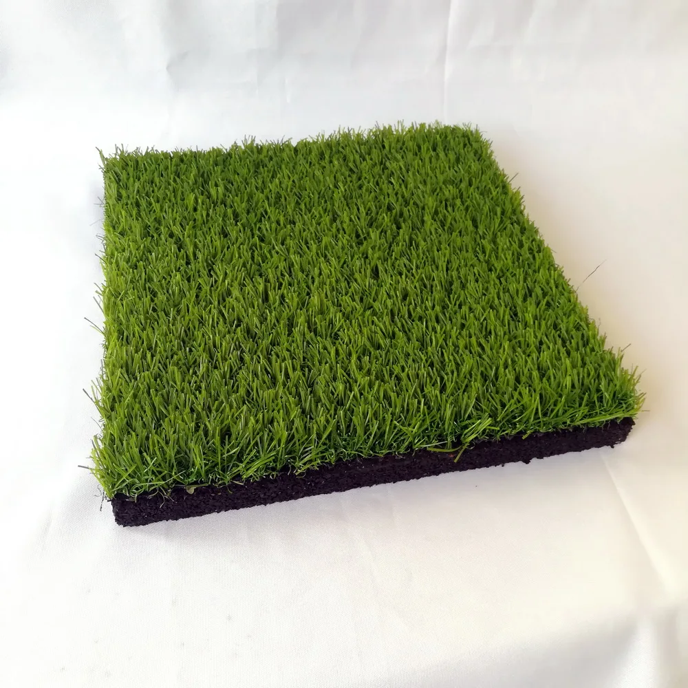 Uv-Resistant Anti-Slip DIY Turf Artificial Grass Composite Decking Terrace Floor Outdoor Wpc Decking Tiles