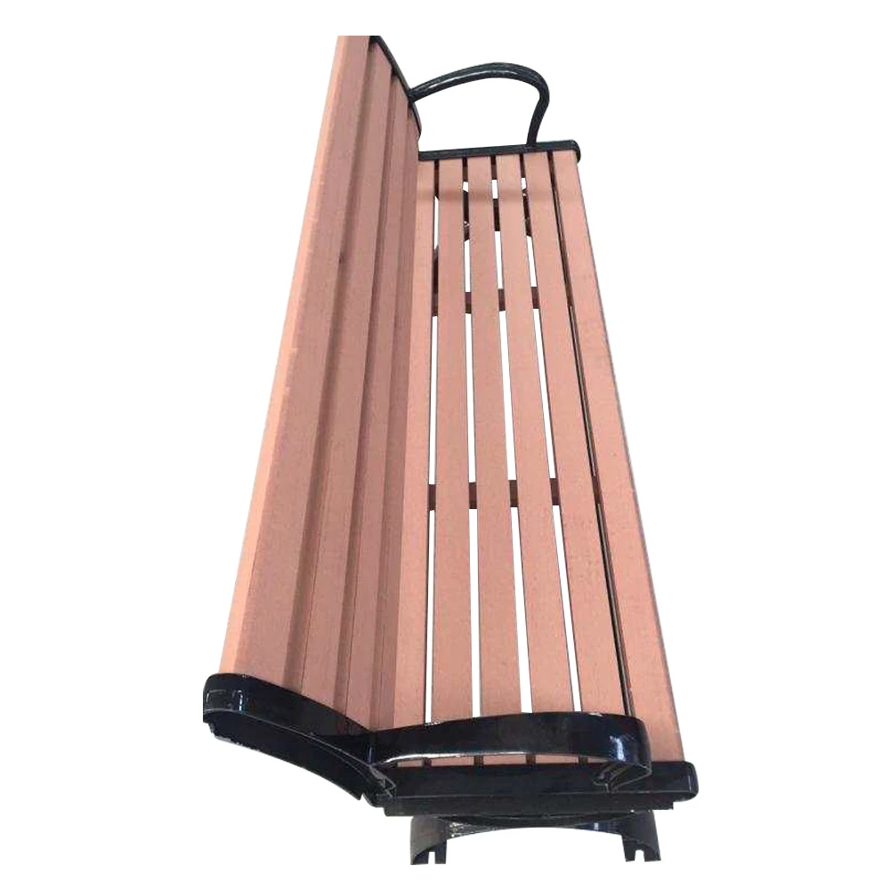 USA standard outdoor water proof wooden plastic composite WPC garden bench
