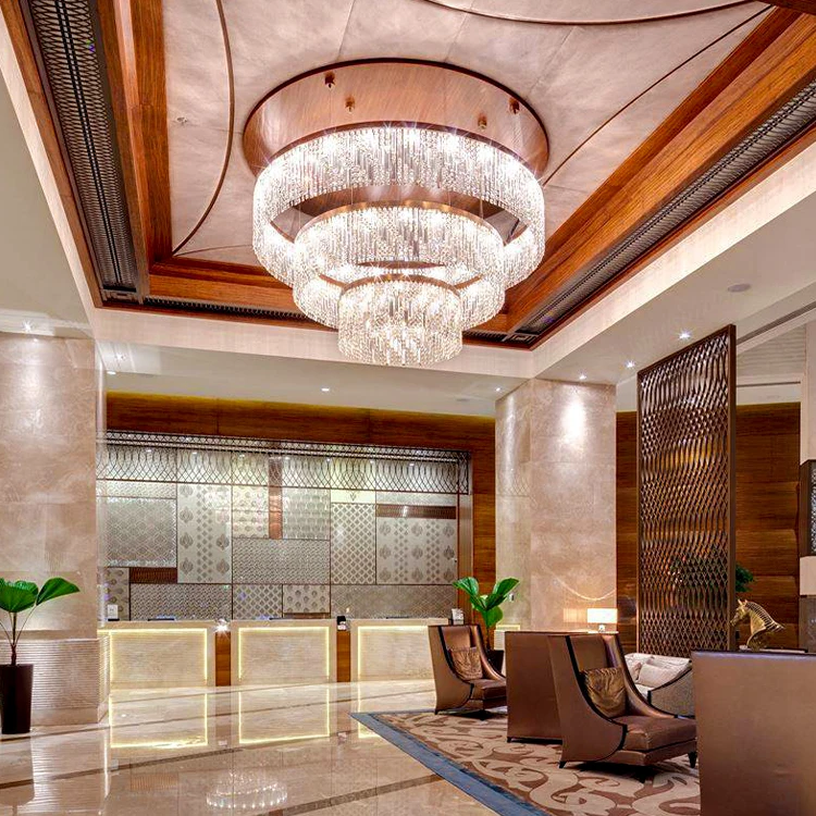 Sales Modern Chandelier Gold Ceiling Lighting Brass Cube Crystal Lamp Restoration Harlow Pendant Lamp