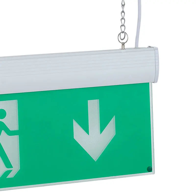 Ip20 Fire Safety Escape Led Exit Sign Light Emergency Lamp Ce Exit Sign Board