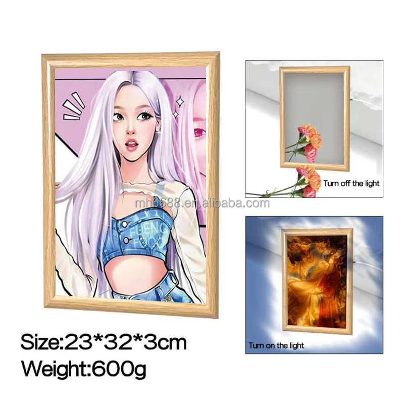 Customizable LED Acrylic Decor Paintings with Backlight Frames for Living Room Customizable Decorative Art No reviews yet