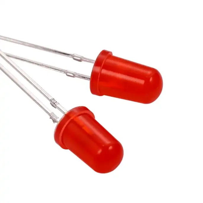 LED Encapsulation Series Long Pin 3MM LED Indicator Lighting Green Lighting Color 2.8V-3.4V LED Clear Diode Round Head