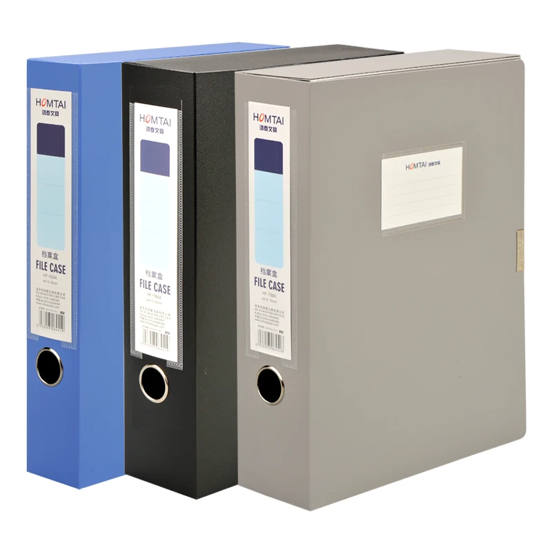 A4 Storage Archives Cases File Boxes Plastic with Lid Box File Document Case