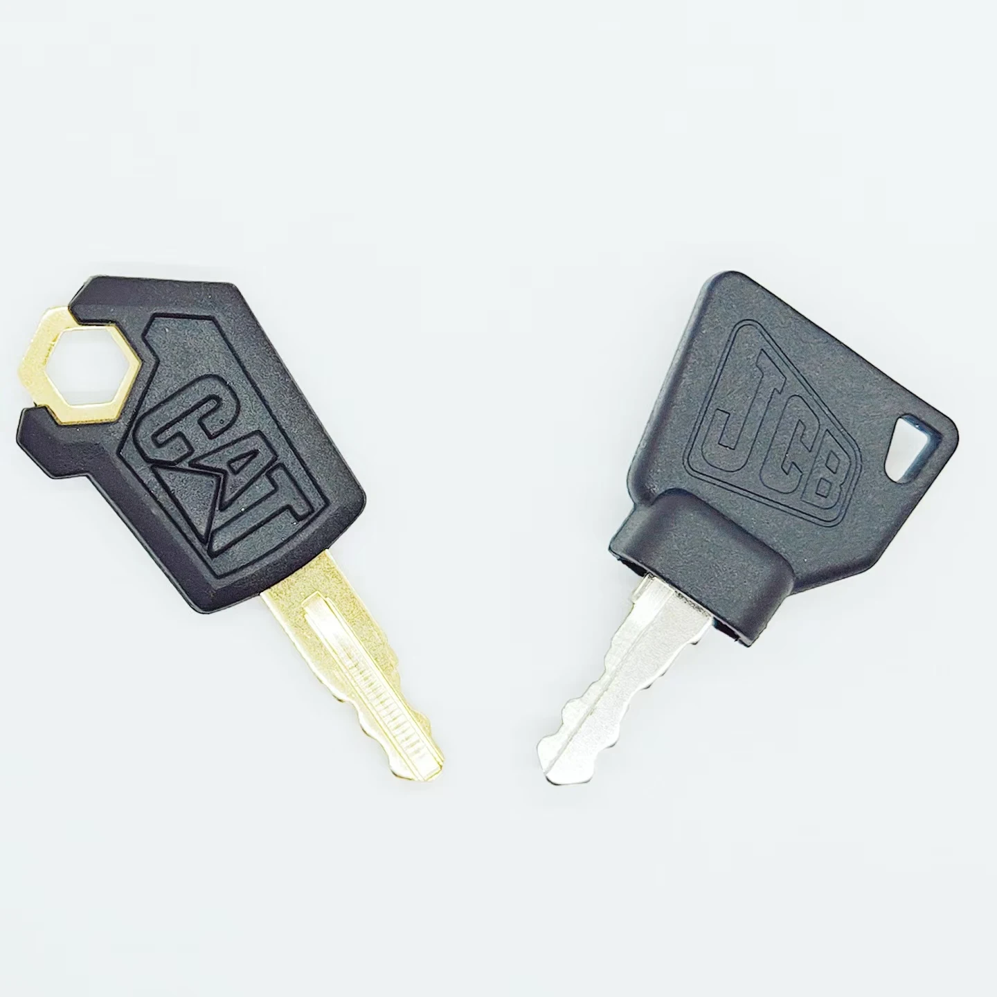 Key Set JCB 3cx Backhoe 2 Wheel Heavy Equipment Ignition Machine Key (701/45501) and  5P8500 for Caterpillar(CAT) Skidsteers