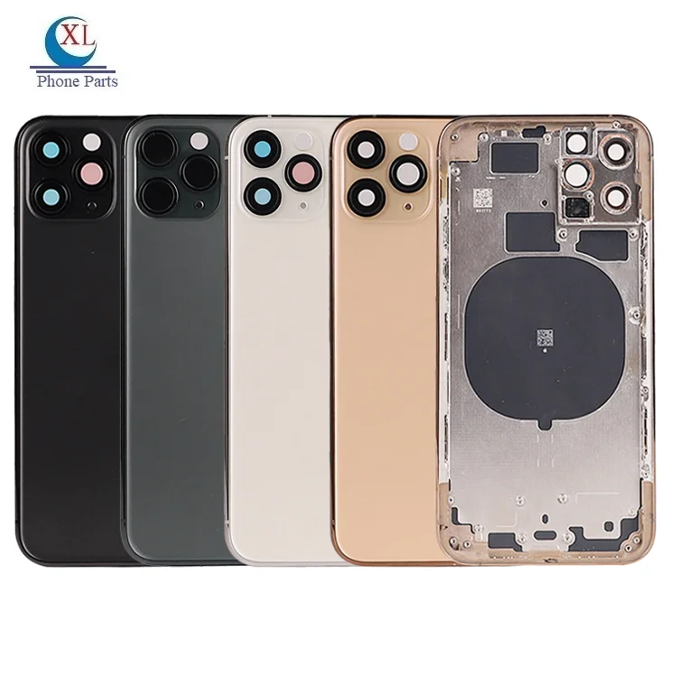 Задняя крышка корпуса от производителя для iPhone 11 12 13 14 Pro Max стеклянная задняя батарейного отсека с