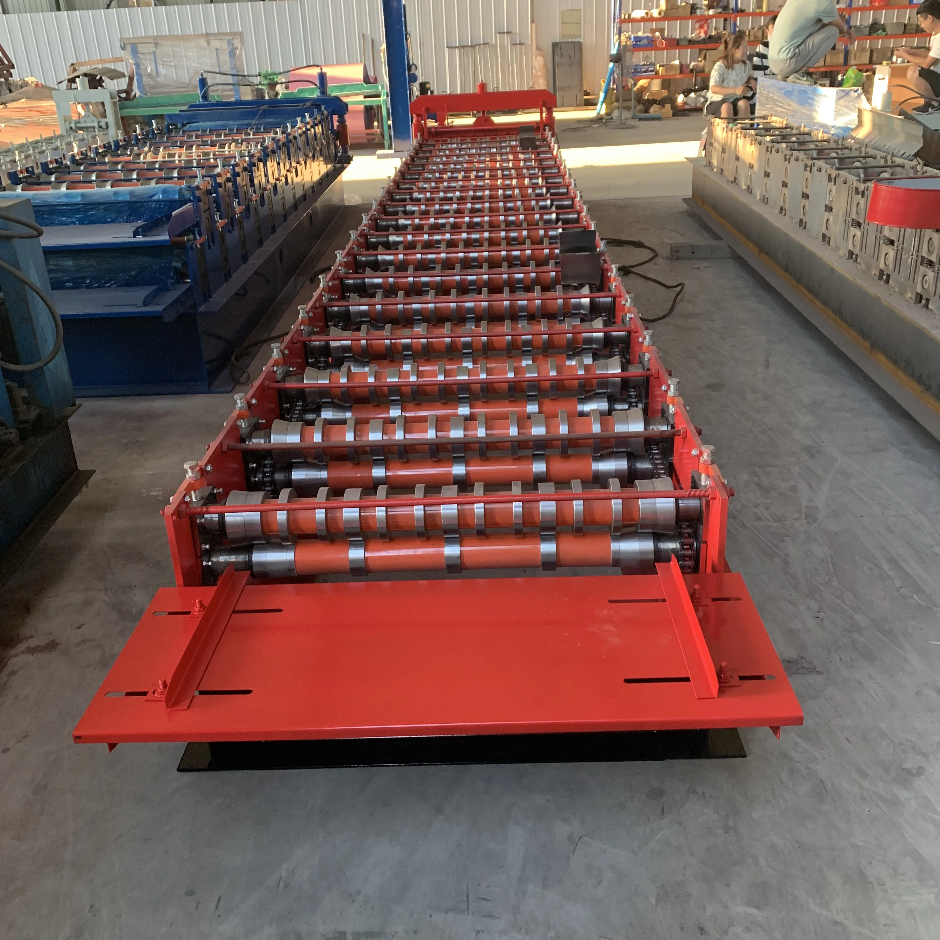 Sheets Roofing Machine Tile Making Machine Corrugated and Trapezoid Roofing Tile Roll Forming Machine