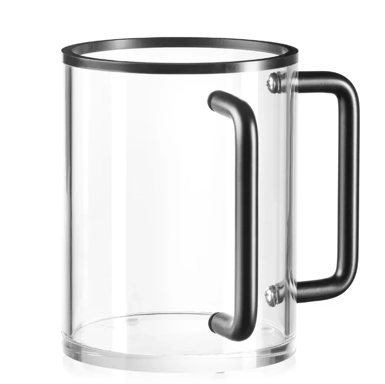 Custom  Acrylic Judaica Passover Lucite Two Handles Hand Acrylic Wash Jewish Washing Cup