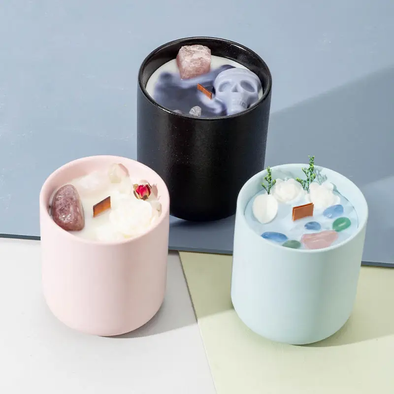 Private Label Customize Holiday Luxury Gift Set Aromatherapy Luxury Custom Velas Bougies Home Decoration Scented Candle