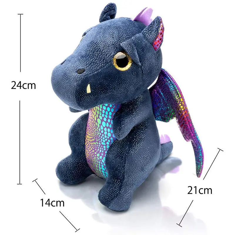 Cute kawaii small stuffed animal toys dragon plush doll for christmas kid gifts