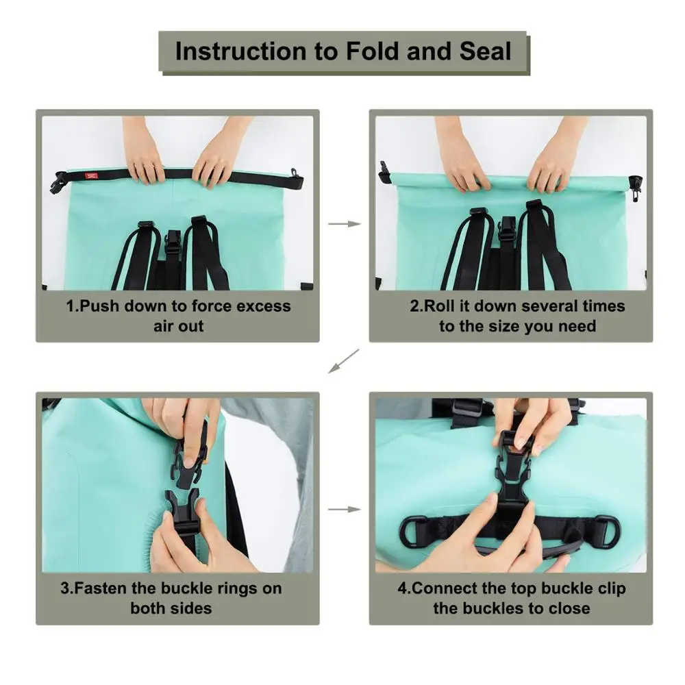 Custom LOGO Colour Size High Quality Dry Bag waterproof Travel Duffle Bag,Best Rainproof Backpack