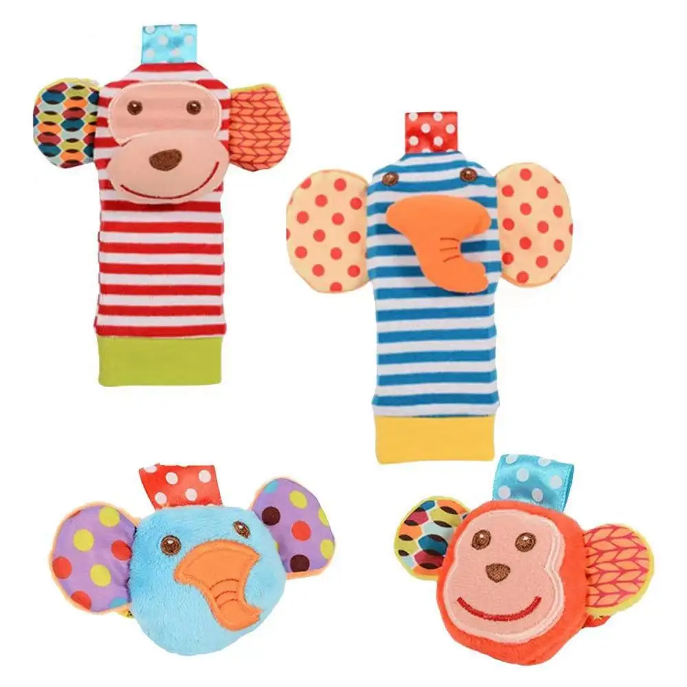 Infant Baby Kids Socks rattle toys Wrist Rattle and Foot Socks 0~24 Months products products