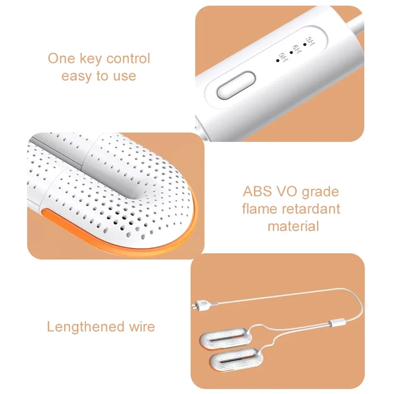 2024 Winter Shoes Warmer PTC Heating Electric Shoes Dryer Portable Drying Deodorization Mini Shoe Dryers