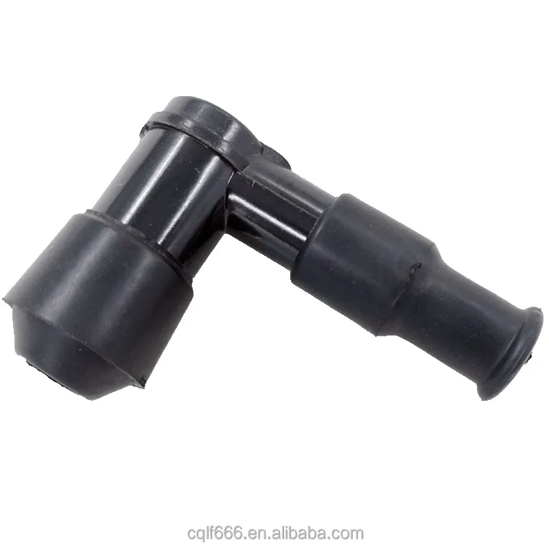 Motorcycle bending beam car 125 150 high voltage head right angle waterproof belt resistance spark plug cover