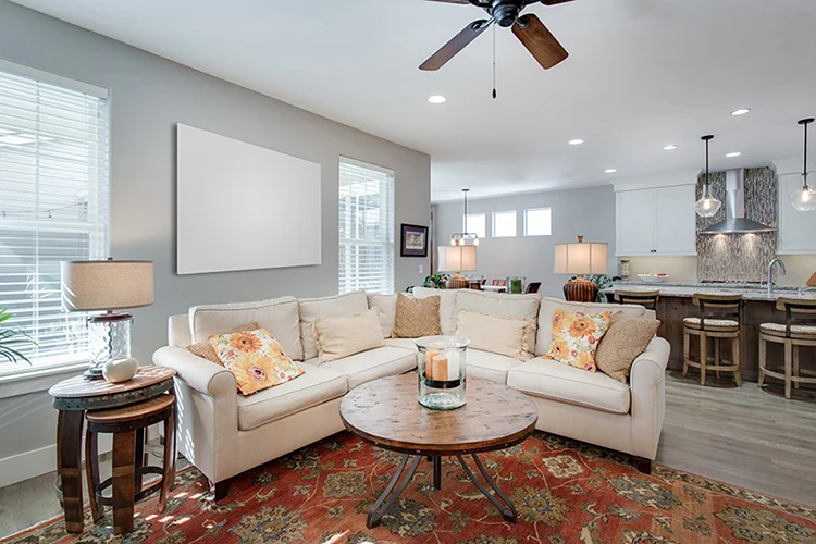 New style flat infrared heater panel radiator frameless infra red heating