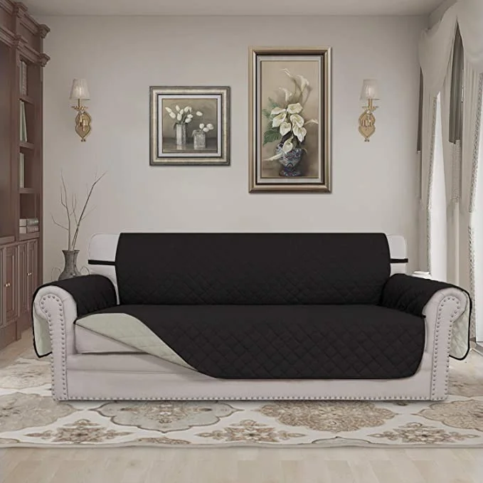 Anti-slip Pet Sofa Cover Couch Foam Sticks Elastic Straps Strech Armchair Waterproof